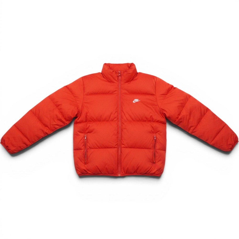 Nike Sportswear Men Red Puffer Jacket Full Zip FB7368-657 Medium
